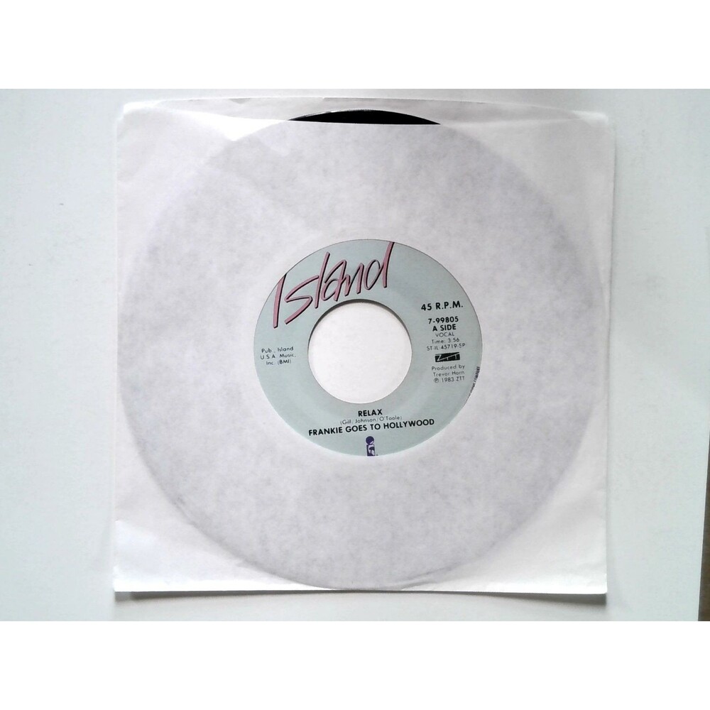 Frankie Goes To Hollywood - Relax 7" Single Record 1983 Island New Wave 45 RPM